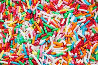 Colorful sugar sprinkles clipart
