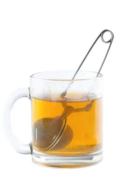 Fincan çay süzgeci — Stok fotoğraf