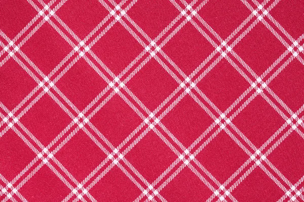 White and red checkered pattern — Stock Photo, Image