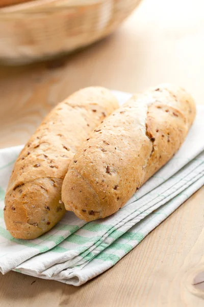 Wholemeal roll — Stock Photo, Image