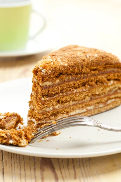 Dolce torta al miele — Foto Stock