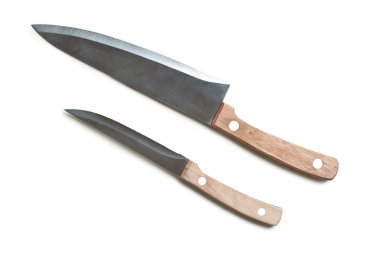 Two kitchen knifes clipart