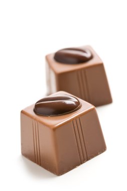 Two chocolate pralines clipart