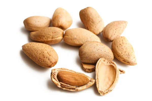 Almonds in nutshell — Stock Photo, Image