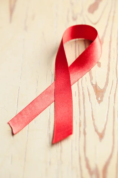 Aids consapevolezza nastro rosso — Foto Stock