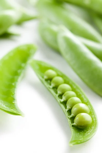Green peas pods — Stock Photo, Image