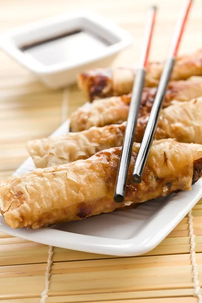 stock image Spring rolls