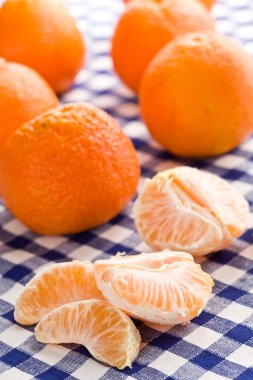 Tangerines fruits clipart