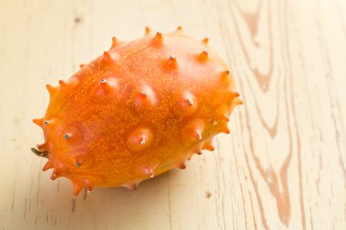 Tasty kiwano fruit clipart