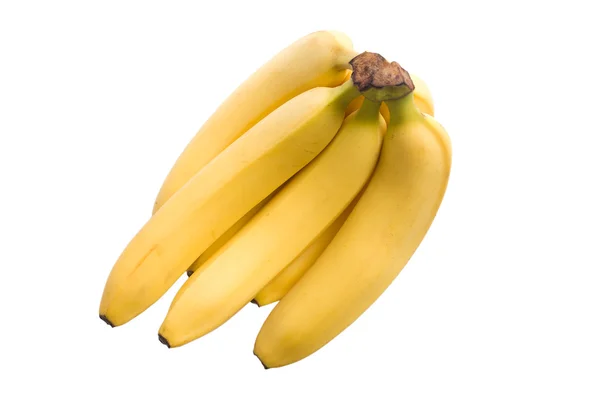 Banane isolate su sfondo bianco — Foto Stock