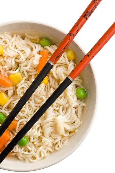 Азиатский суп из лапши — стоковое фото