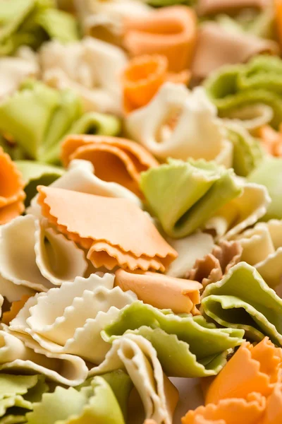 Raw colored pasta — Stock Photo, Image