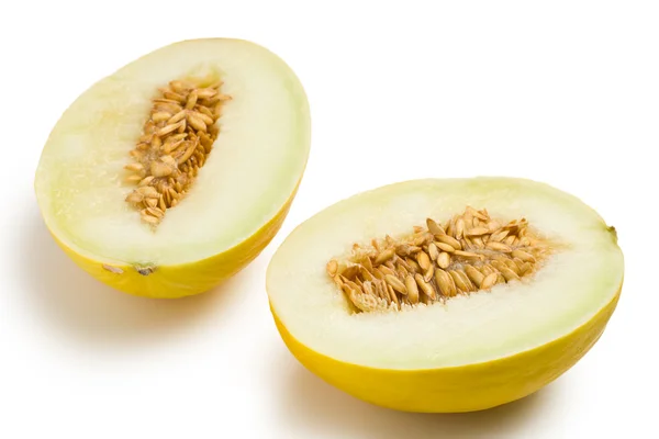 Honeydew melon na białym tle — Zdjęcie stockowe