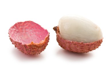 Tasty litchi fruit clipart