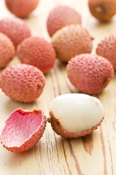 Tasty litchi fruit — Stock Photo, Image