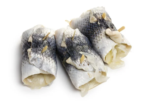 stock image Rollmops on white