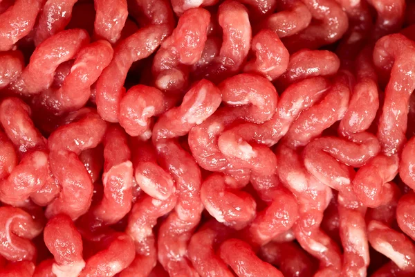 Detail of raw minced meat — Stock Photo, Image