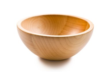 Wooden bowl clipart