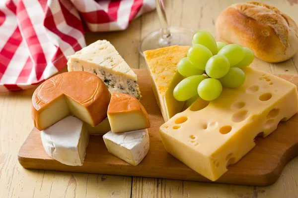 stock image Still life with cheeses