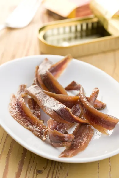 stock image Anchovies fillets