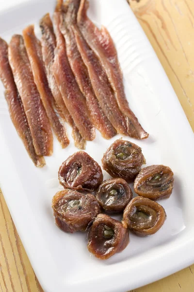 stock image Anchovies fillets