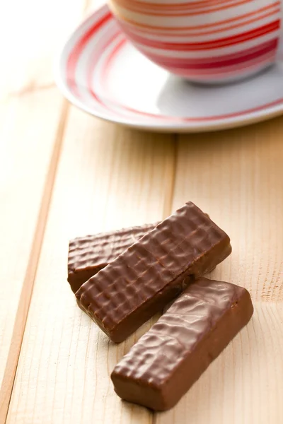 Chocolate biscuit — Stock Photo, Image