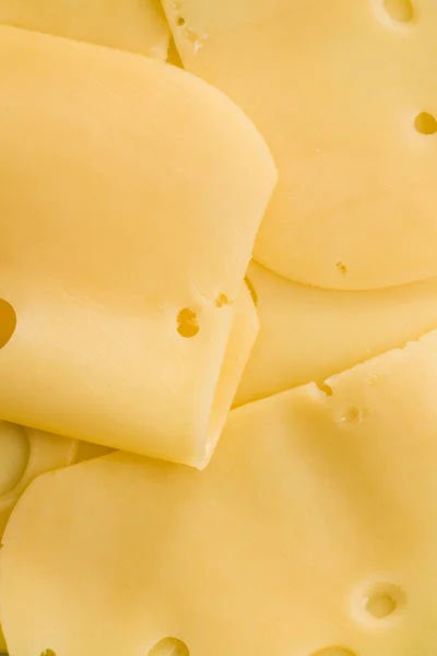 Leckere Scheiben Käse — Stockfoto
