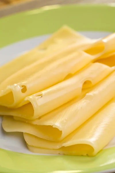 Slices cheese — Stock Photo, Image