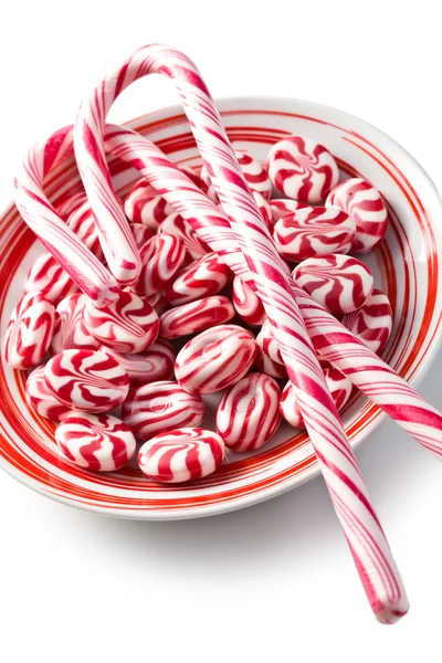 Red white candies — Stock Photo, Image