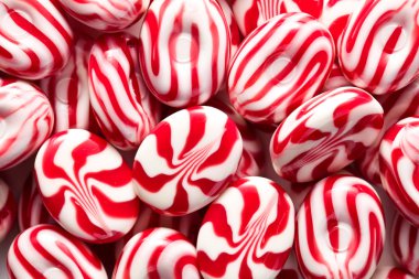 Red white bonbons clipart