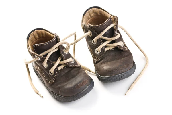 Scarpe di cuoio per bambini — Foto Stock