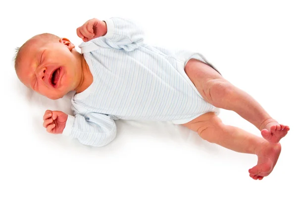 Крик новонародженої дитини — стокове фото