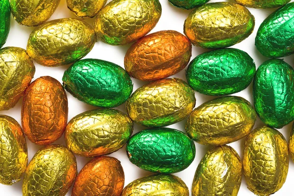 Πολύχρωμα αυγά σοκολάτας — Φωτογραφία Αρχείου