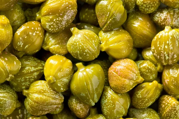 Green capers background — Stock Photo, Image