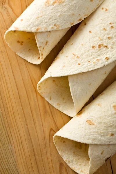 Moučné tortilly — Stock fotografie