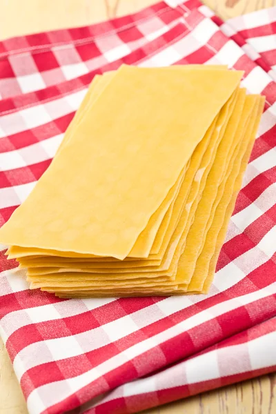 Lasagne sheets — Stock Photo, Image