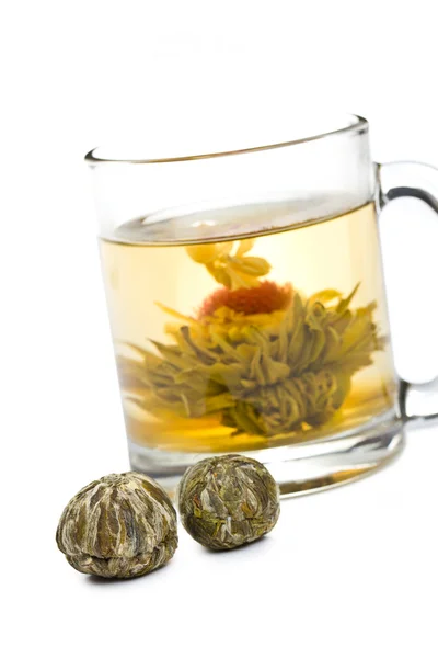 stock image Tea with flower