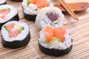 Sushi japan traditional food clipart