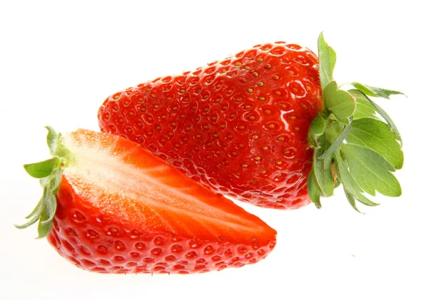 Frische und schmackhafte Erdbeeren — Stockfoto