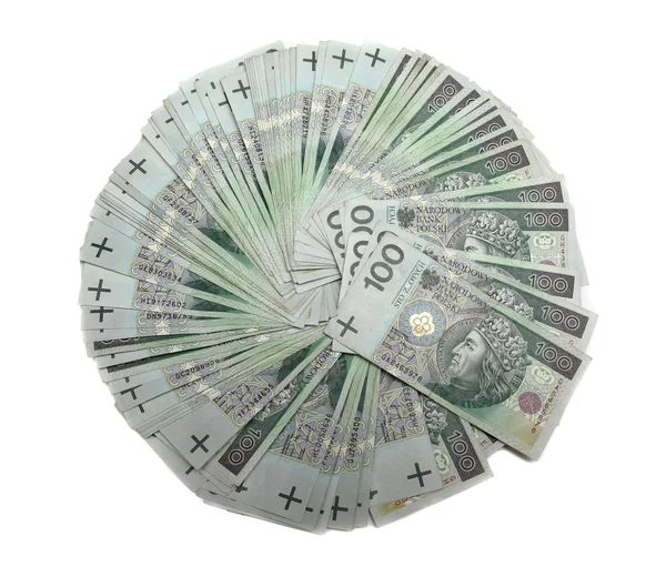 100 Poolse zloty — Stockfoto