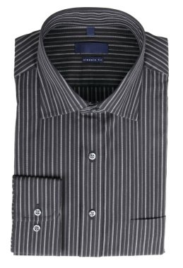 Black pinstriped dress shirt clipart