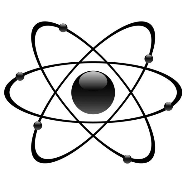 Símbolo atómico — Fotografia de Stock