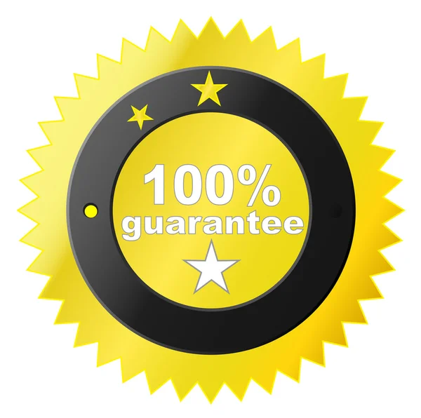Label for satisfaction guaranteed — Stock Photo, Image