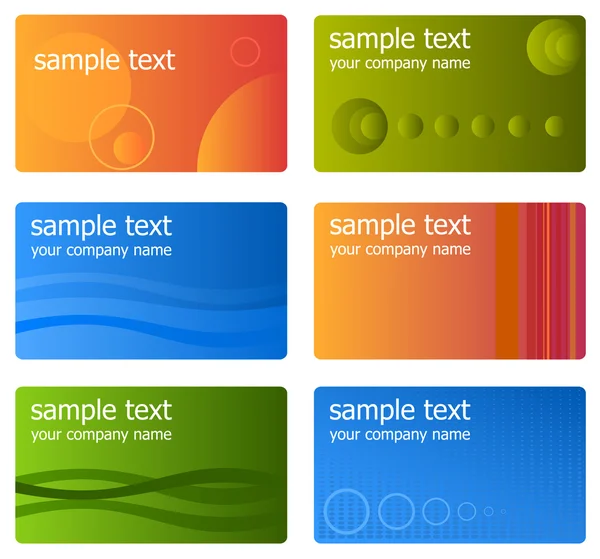 Business cards templates — Stock Photo, Image