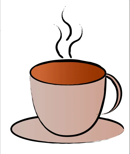 Forró kávé csésze — Stock Fotó