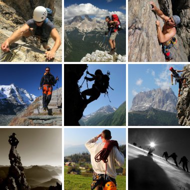 Mountain sports clipart