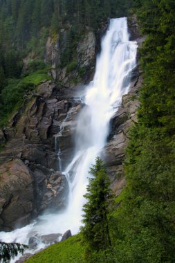 Krimml waterfall clipart