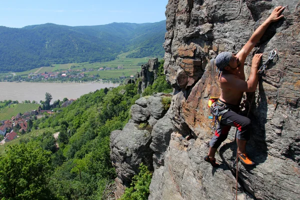 Rock climber — Stock Photo, Image