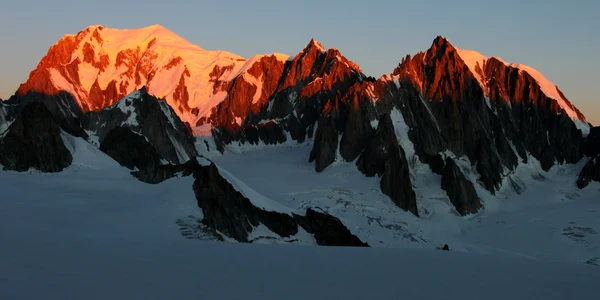 Zakres Mont Blanc — Zdjęcie stockowe