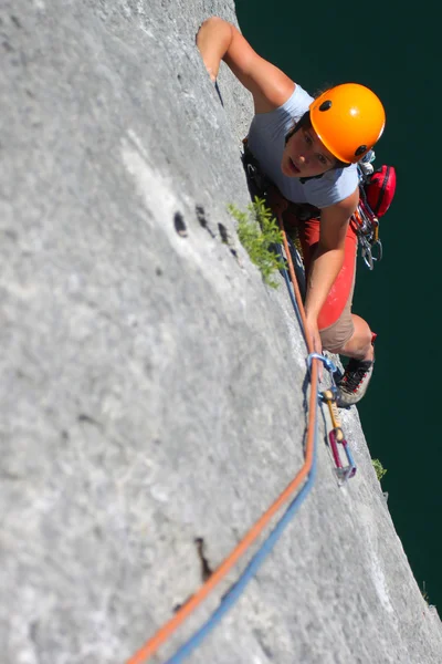 Summer climbing — Stock Photo, Image